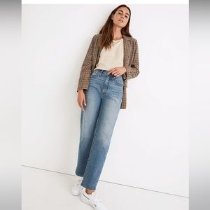 Madewell The Perfect Vintage Straight Jean in Moultrie Wash sz 28 NWT $128